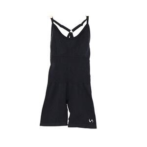 TLF Scrunch Butt Shorts Bodysuit - Black - XS